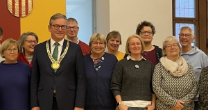 Dankeschön vom Paderborner Bürgermeister an die Schulmaterialienkammer