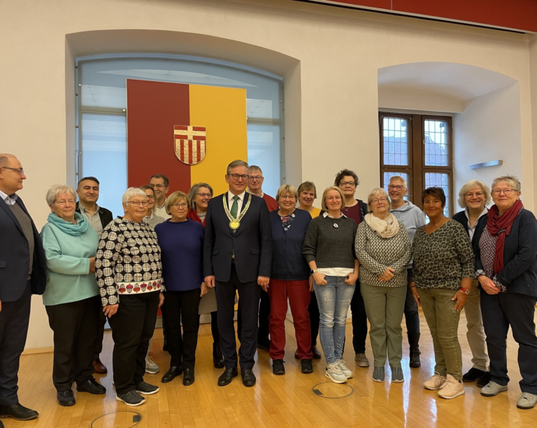 Besuch beim Bürgermeister Herr Dreier in Paderborn